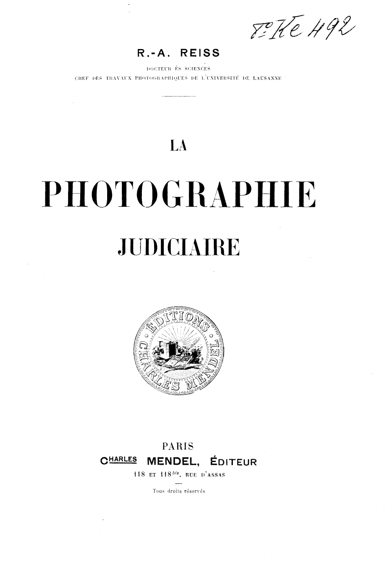 Page de titre du 8KE492