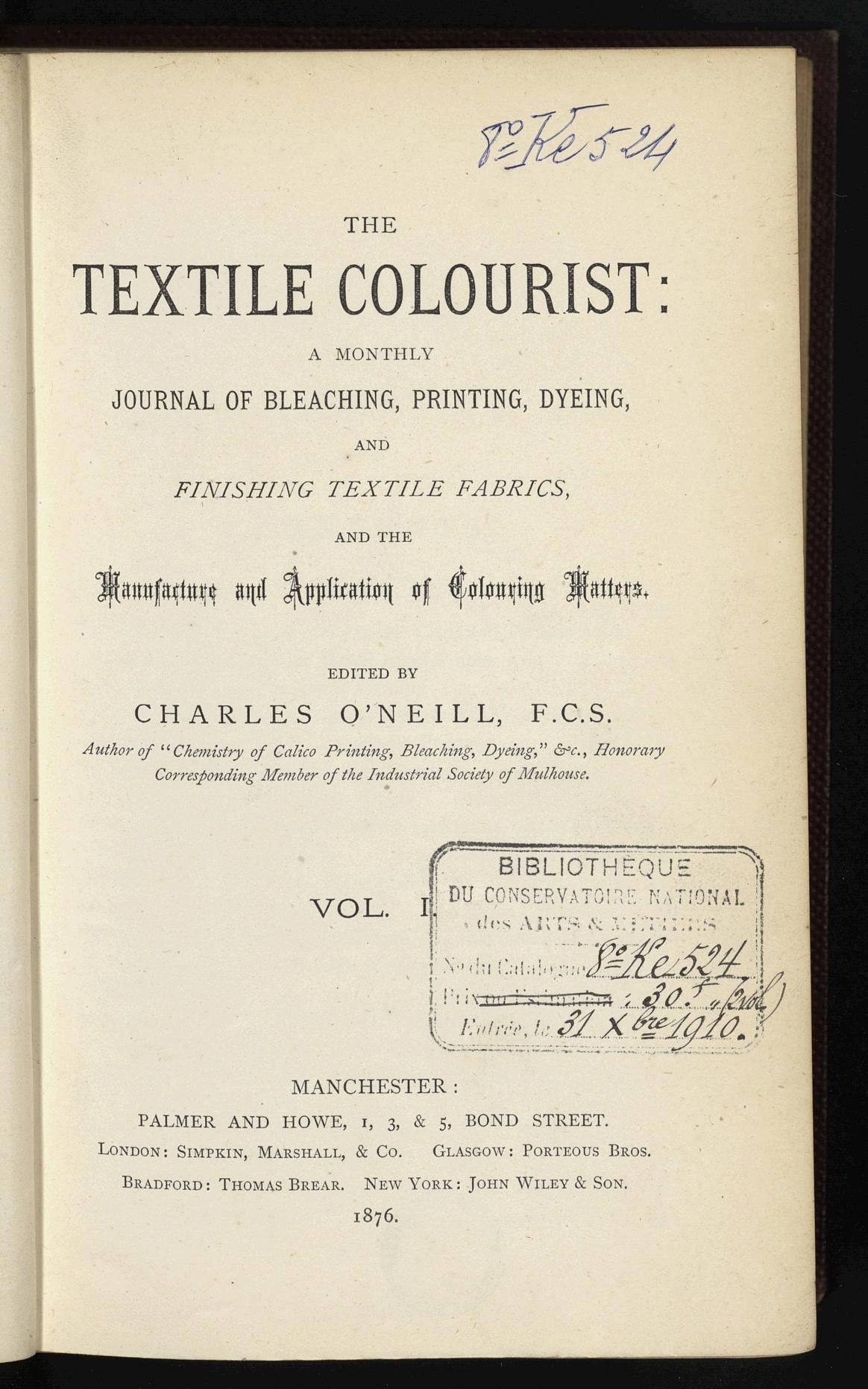 Page de titre du 8KE524.1