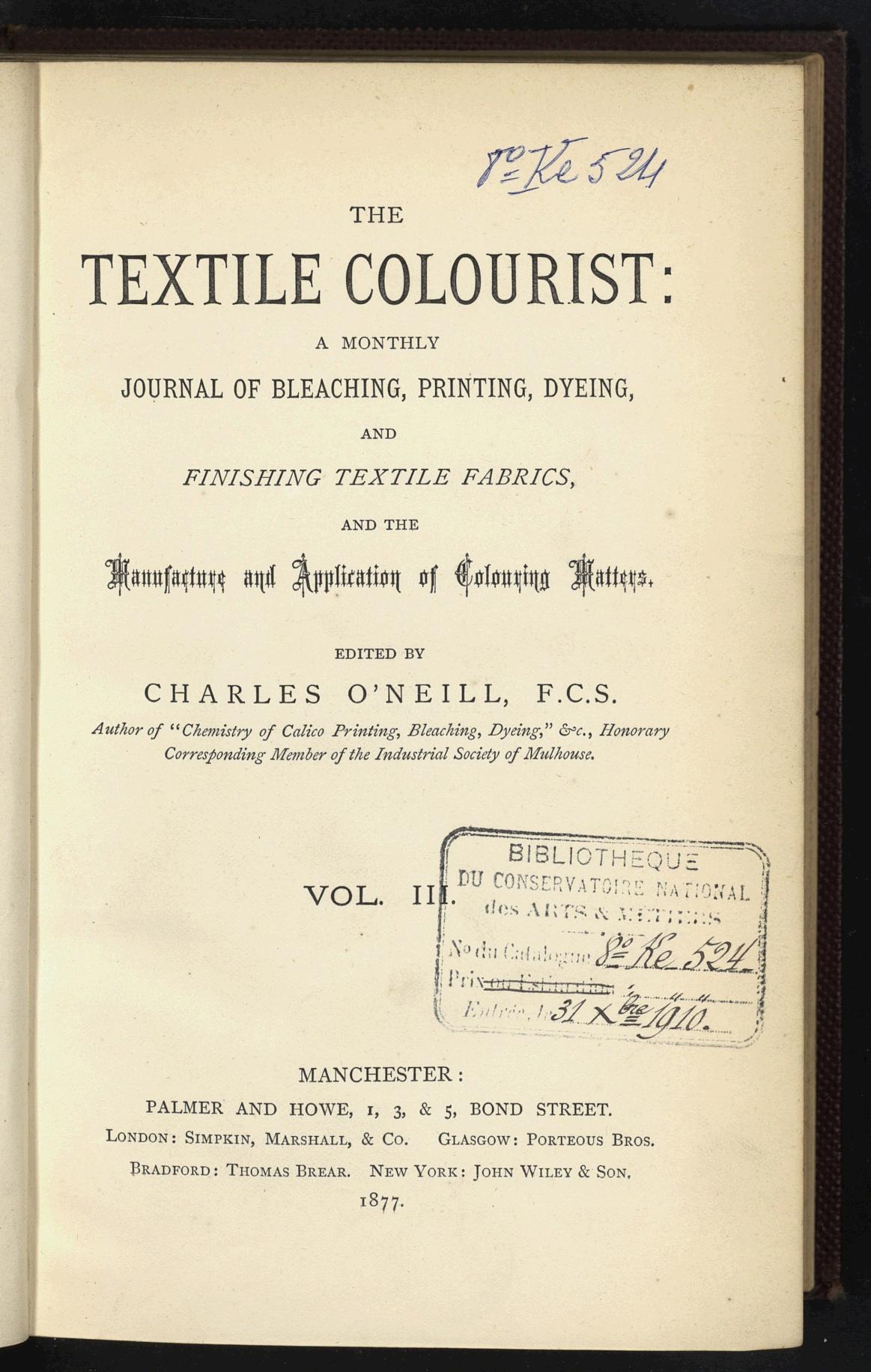 Page de titre du 8KE524.3