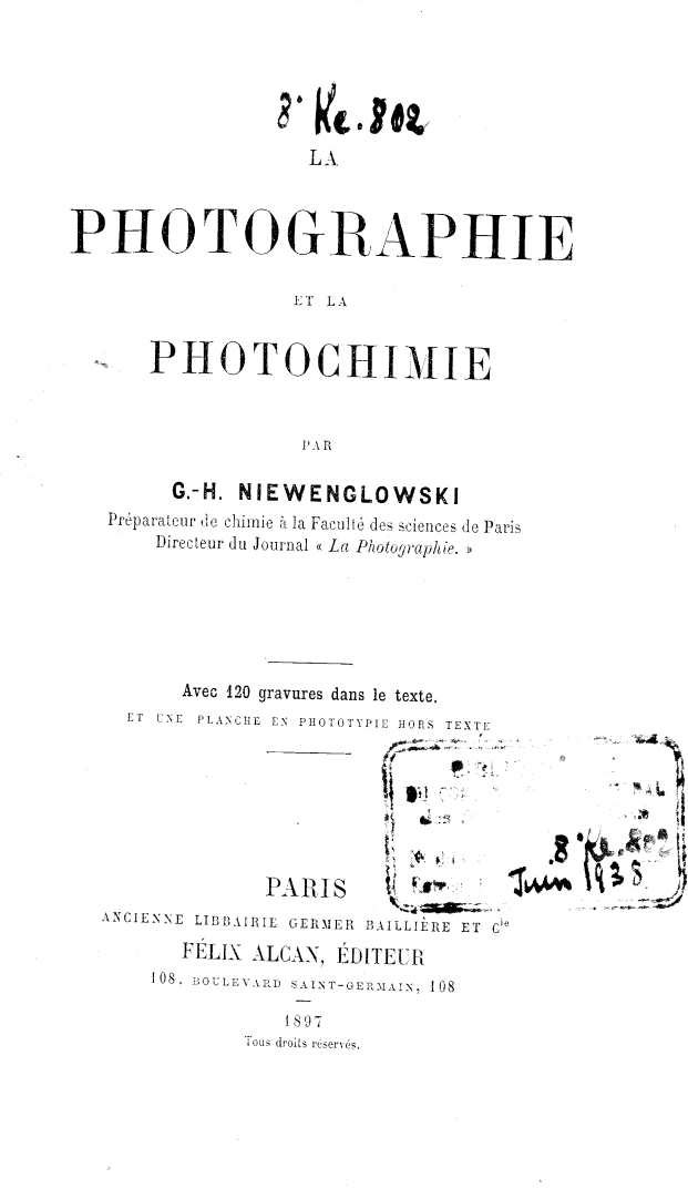 Page de titre du 8KE802