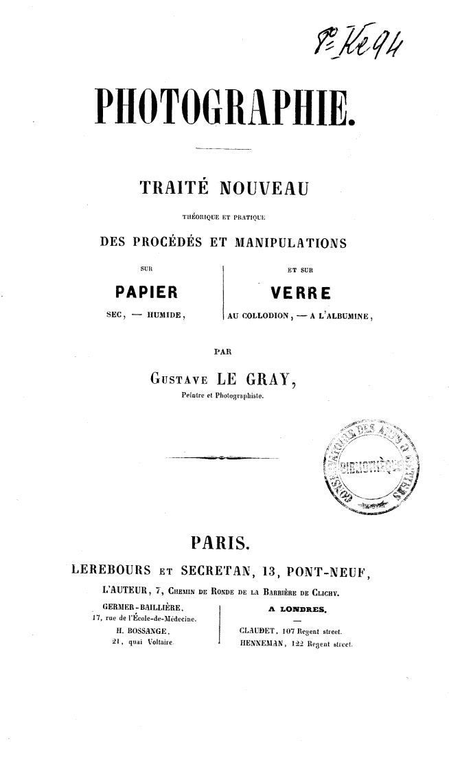 Page de titre du 8KE94.1