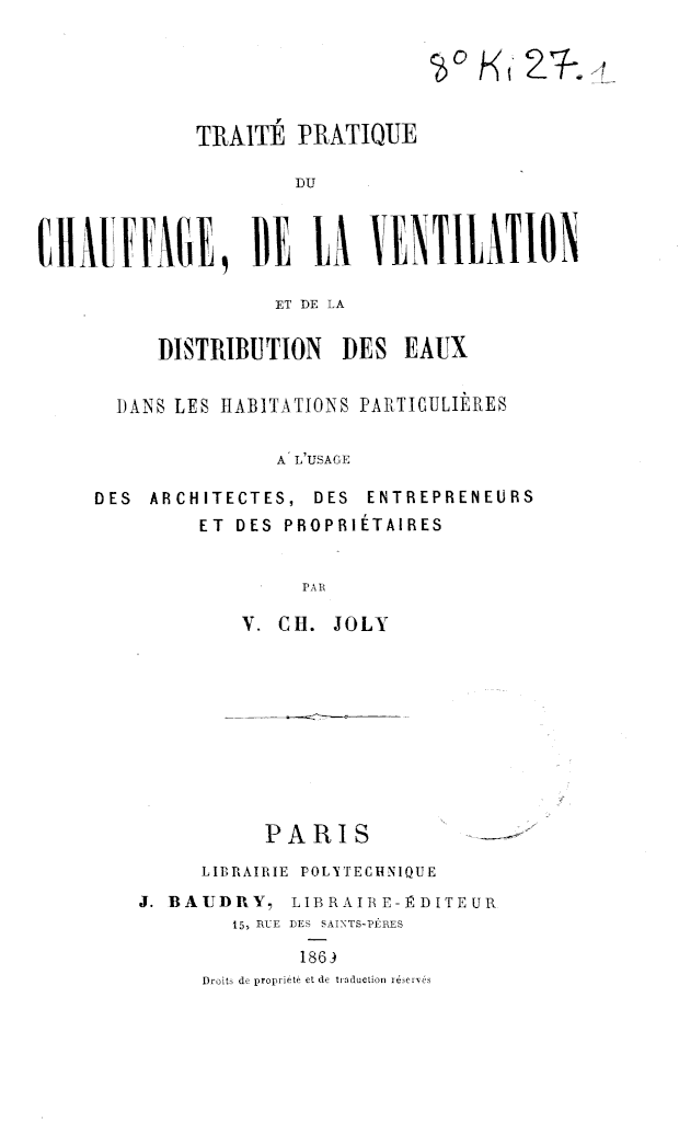 Page de titre du 8KI27-A