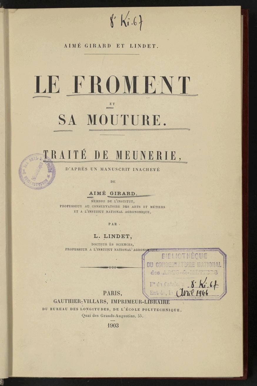 Page de titre du 8KI67