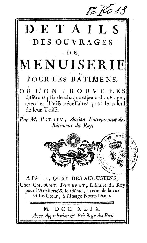 Page de titre du 8KO13