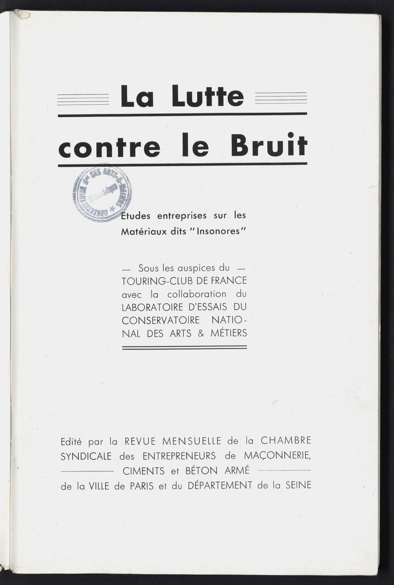 Page de titre du 8KU108.11