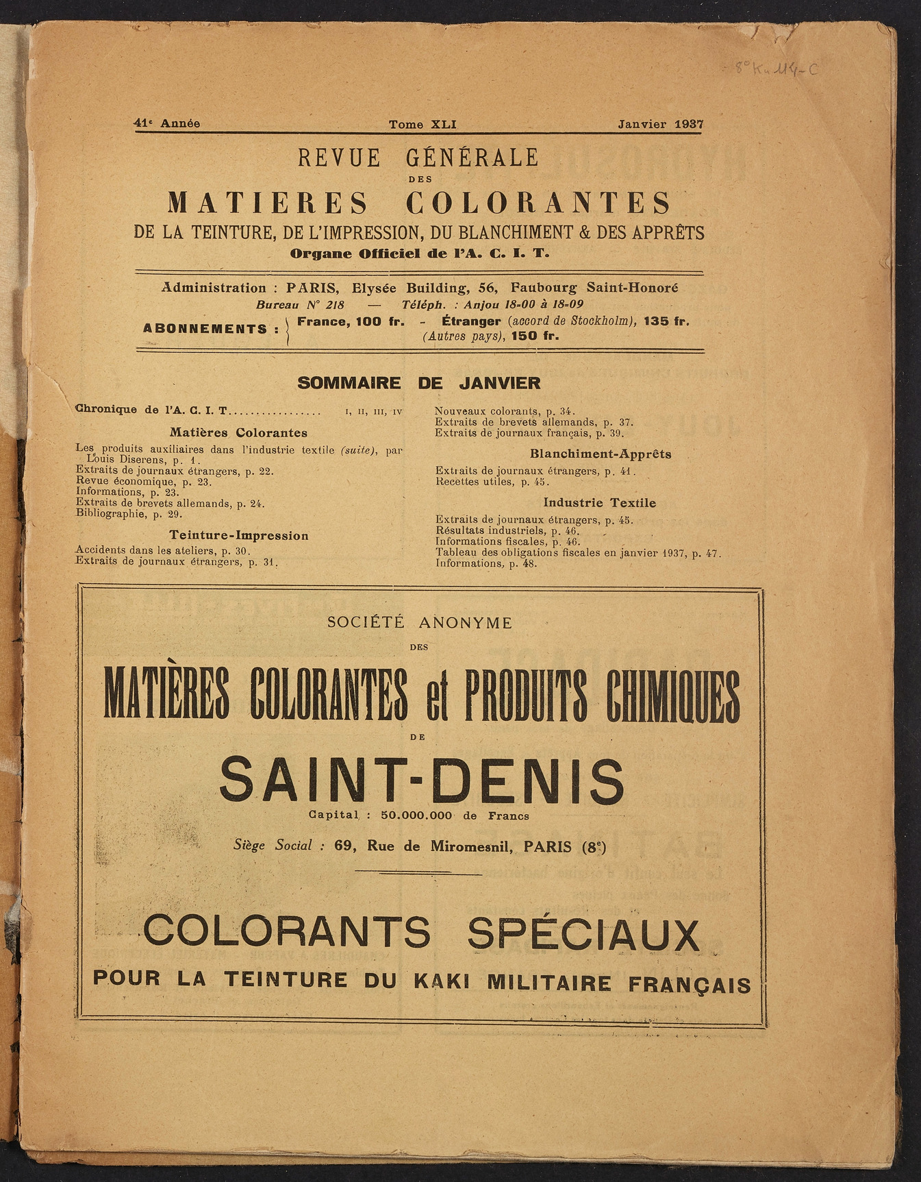 Page de titre du 8KU114-C.14