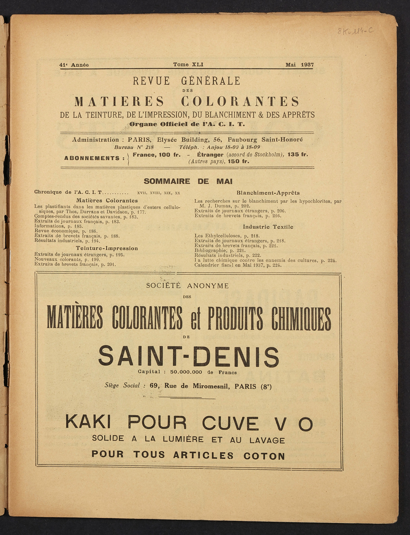 Page de titre du 8KU114-C.18