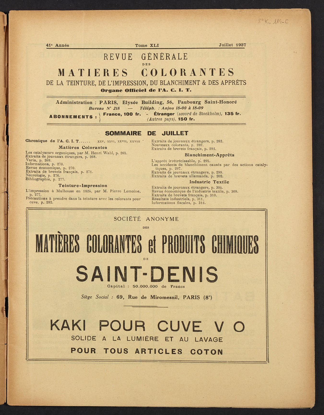 Page de titre du 8KU114-C.20