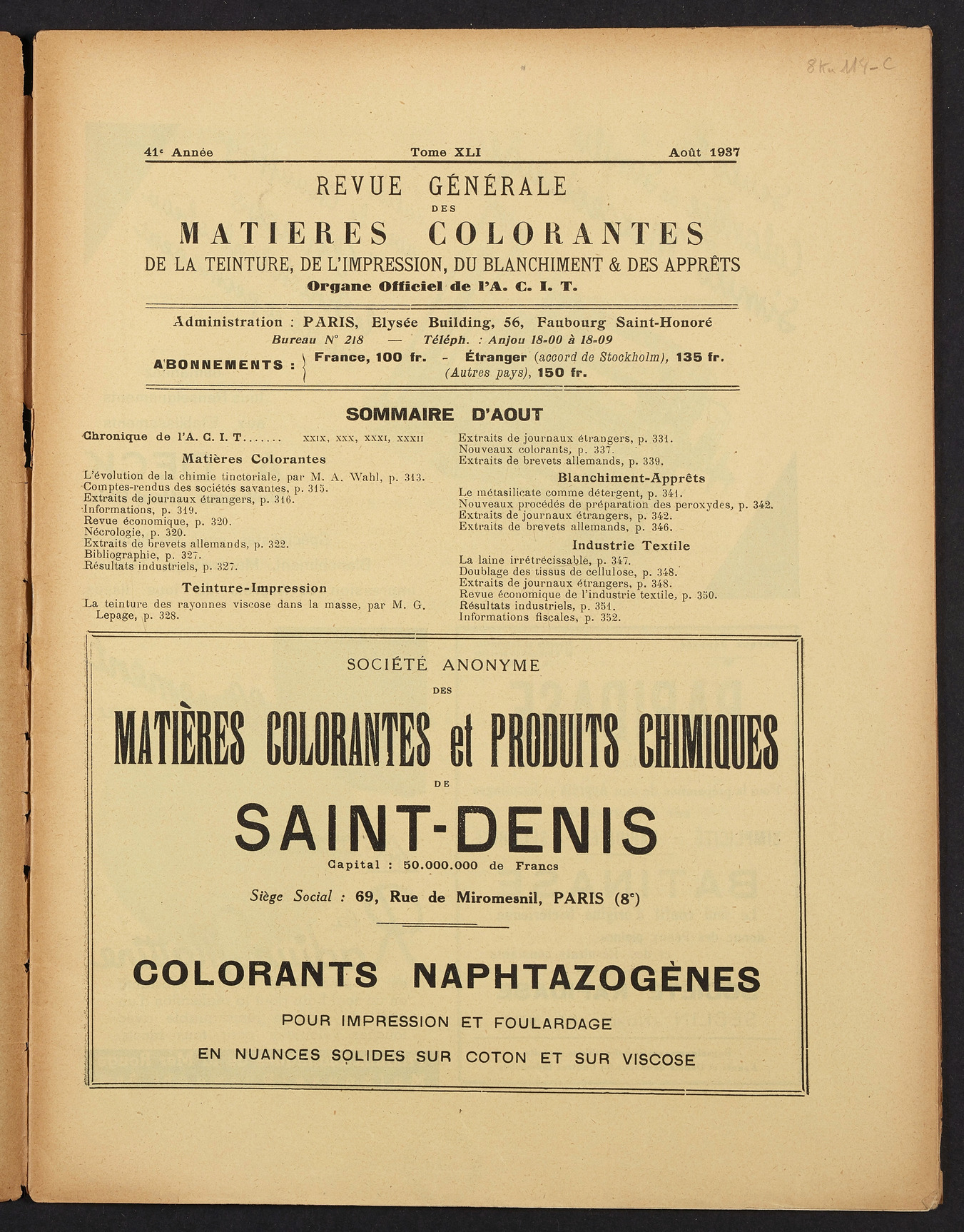 Page de titre du 8KU114-C.21