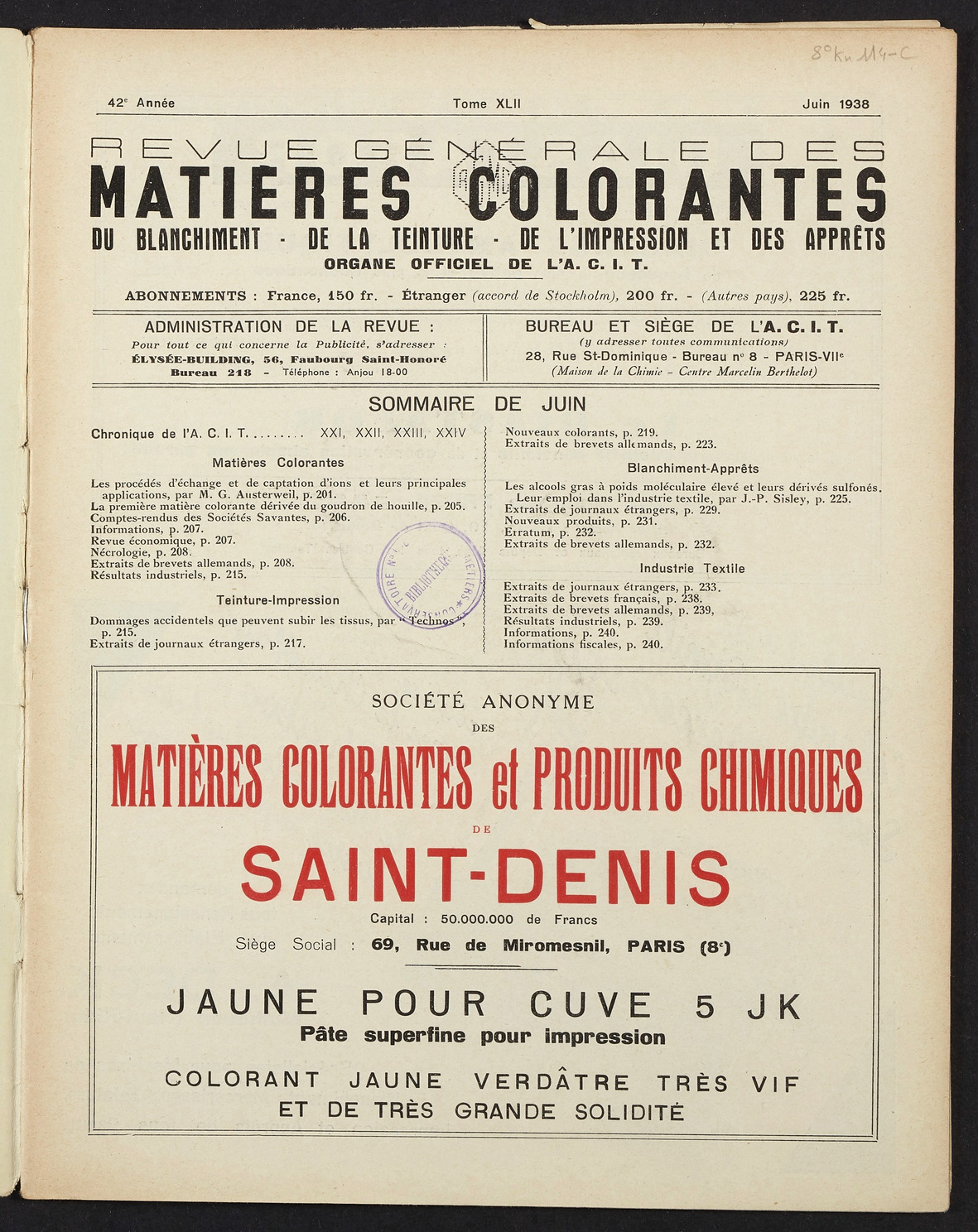 Page de titre du 8KU114-C.31