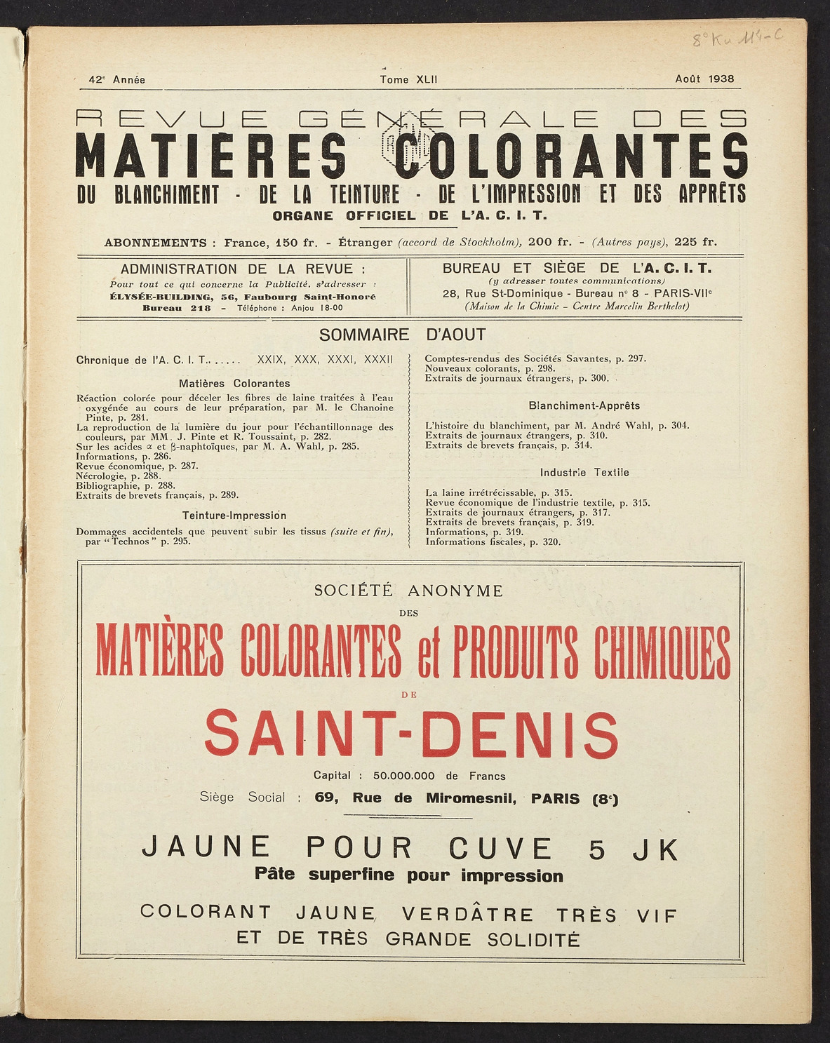 Page de titre du 8KU114-C.33