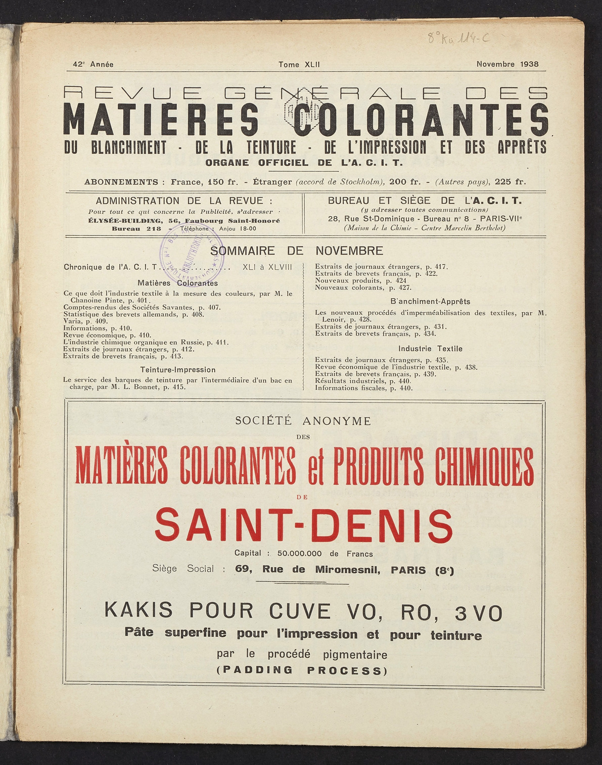 Page de titre du 8KU114-C.36