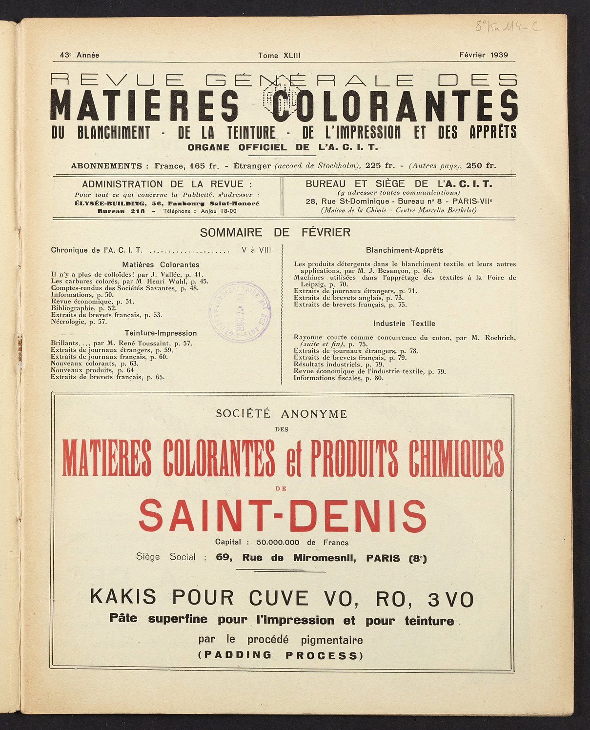 Page de titre du 8KU114-C.39