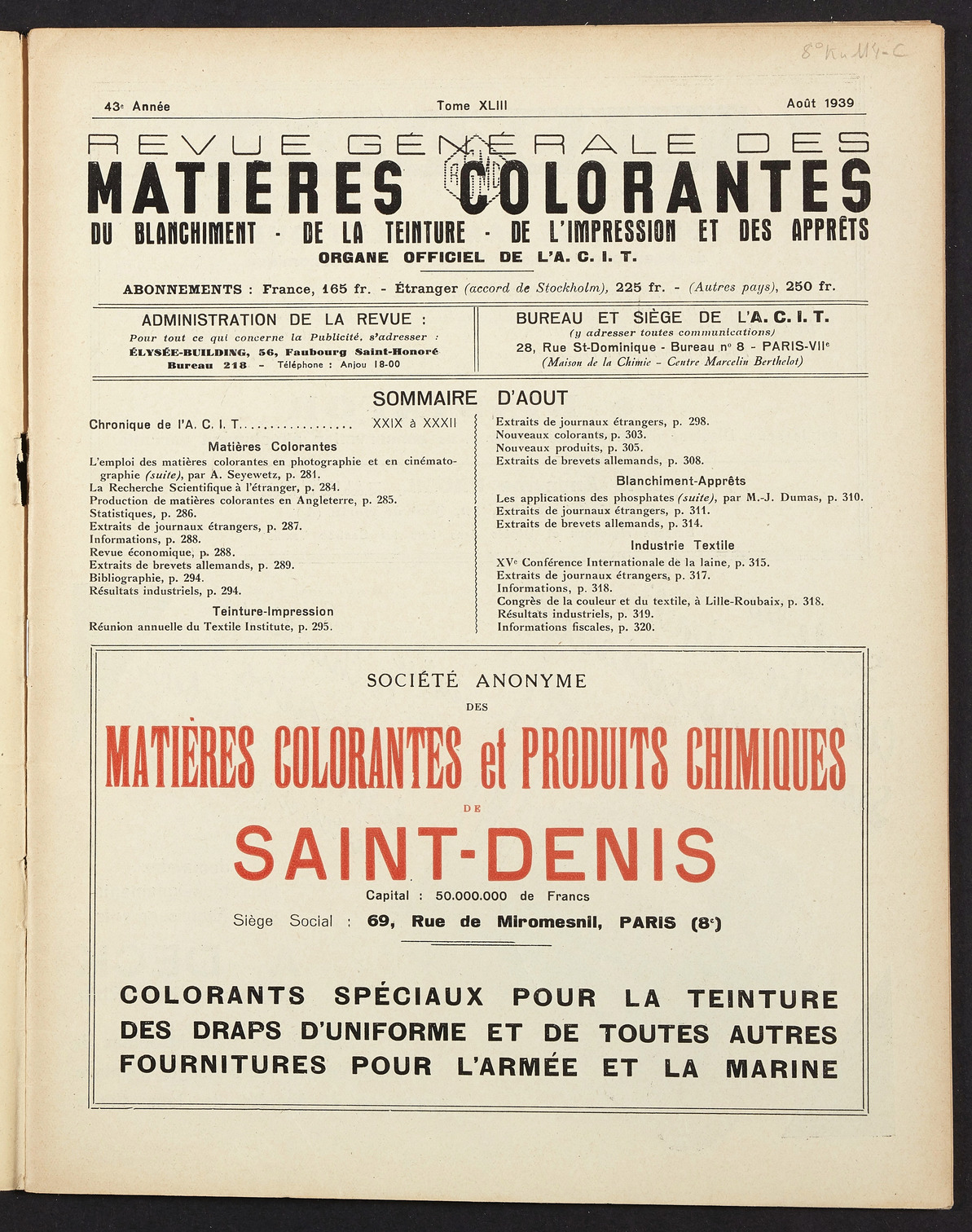 Page de titre du 8KU114-C.45