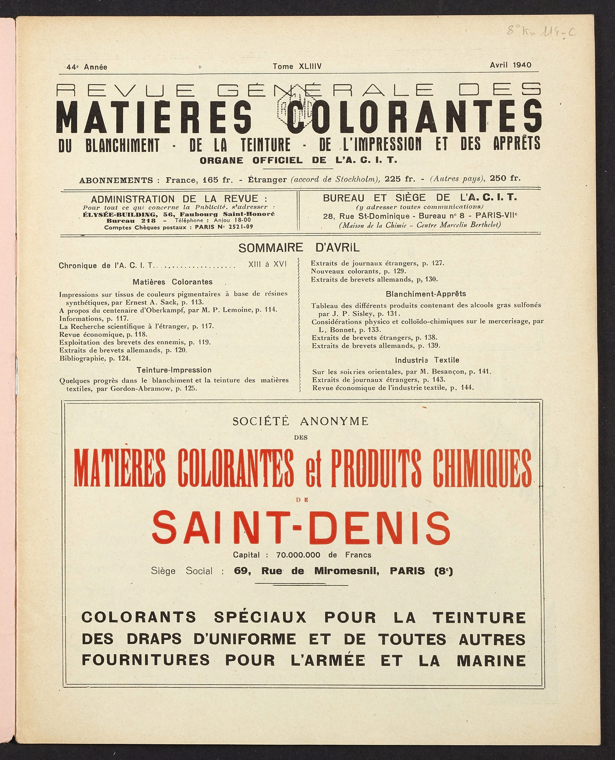 Page de titre du 8KU114-C.53