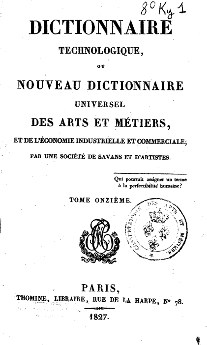 Page de titre du 8KY1.11