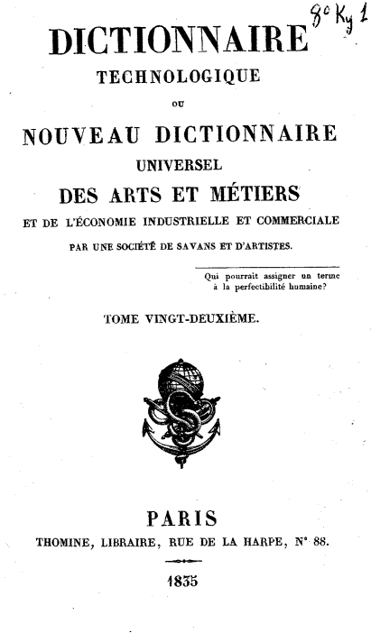 Page de titre du 8KY1.22