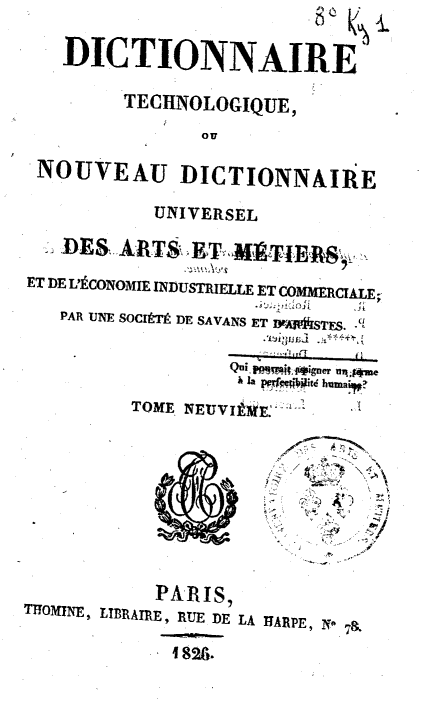 Page de titre du 8KY1.9