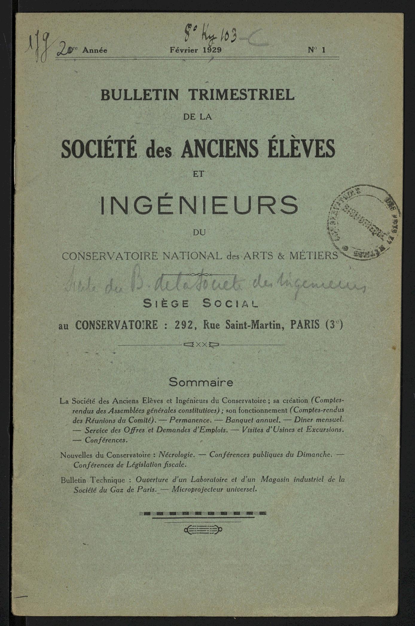 Page de titre du 8KY103-C.1