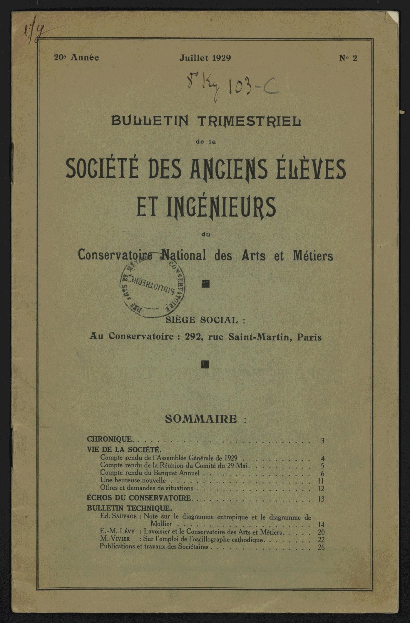 Page de titre du 8KY103-C.2