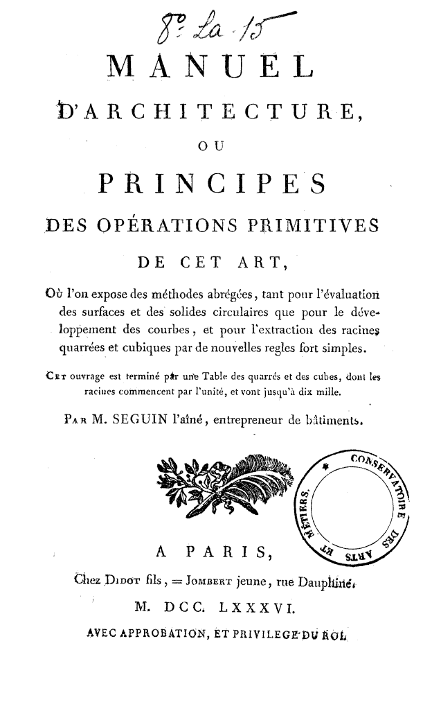 Page de titre du 8LA15