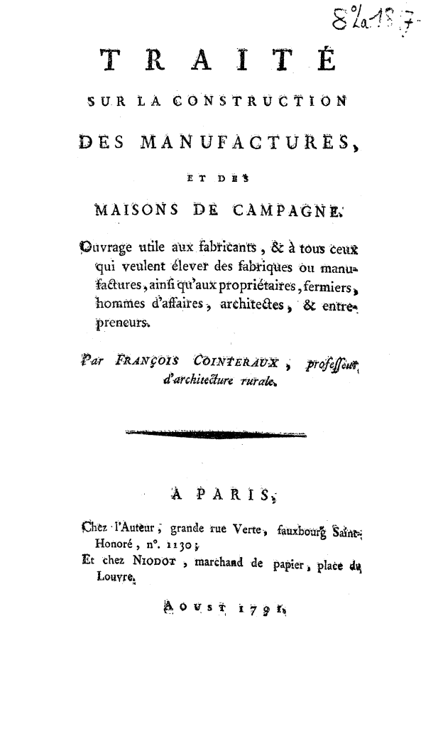 Page de titre du 8LA18_8