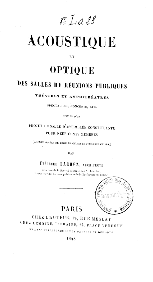 Page de titre du 8LA23.P.1
