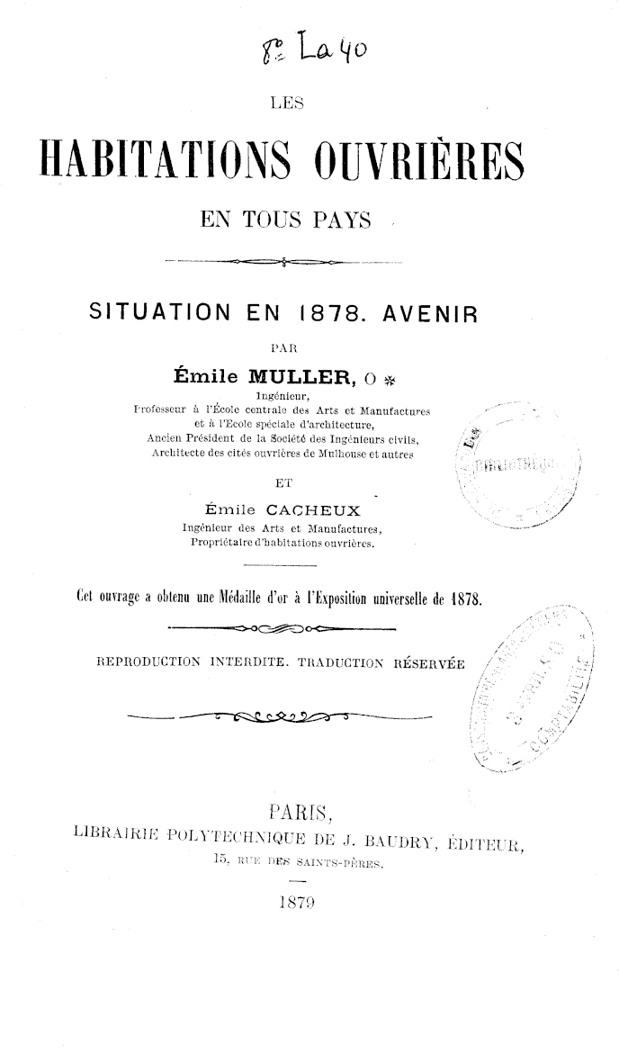 Page de titre du 8LA40