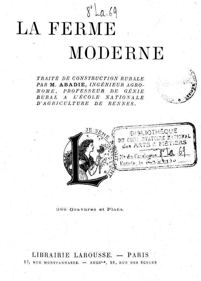 Page de titre du 8LA69