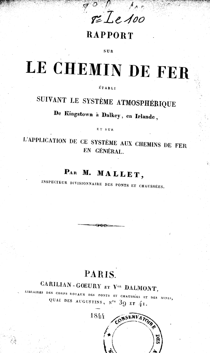 Page de titre du 8LE100