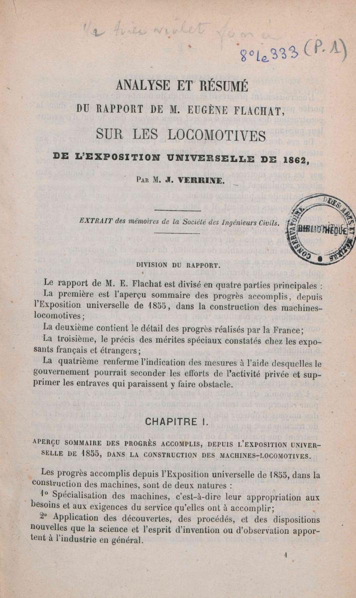 Page de titre du 8LE333.P.1