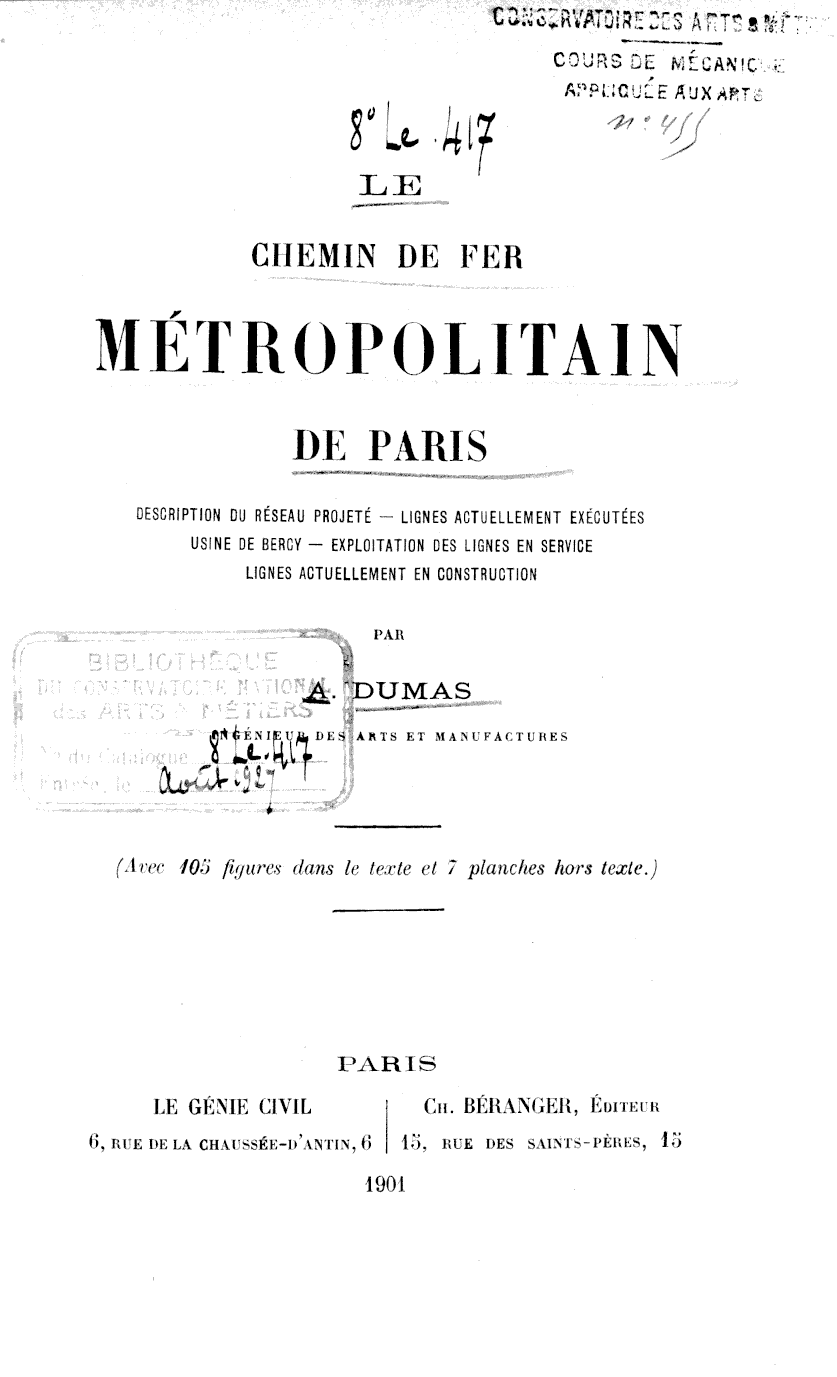 Page de titre du 8LE417