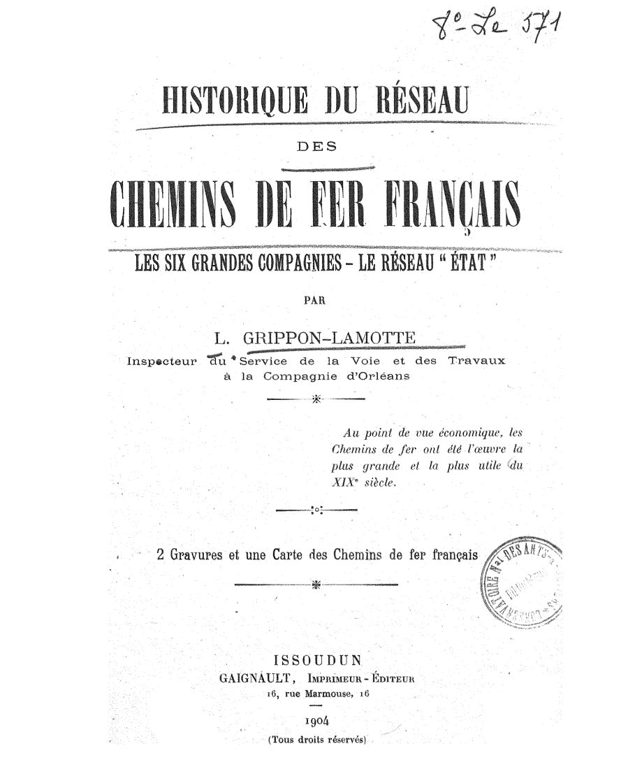 Page de titre du 8LE571