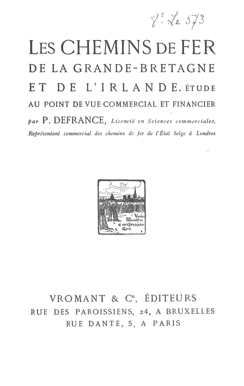 Page de titre du 8LE573