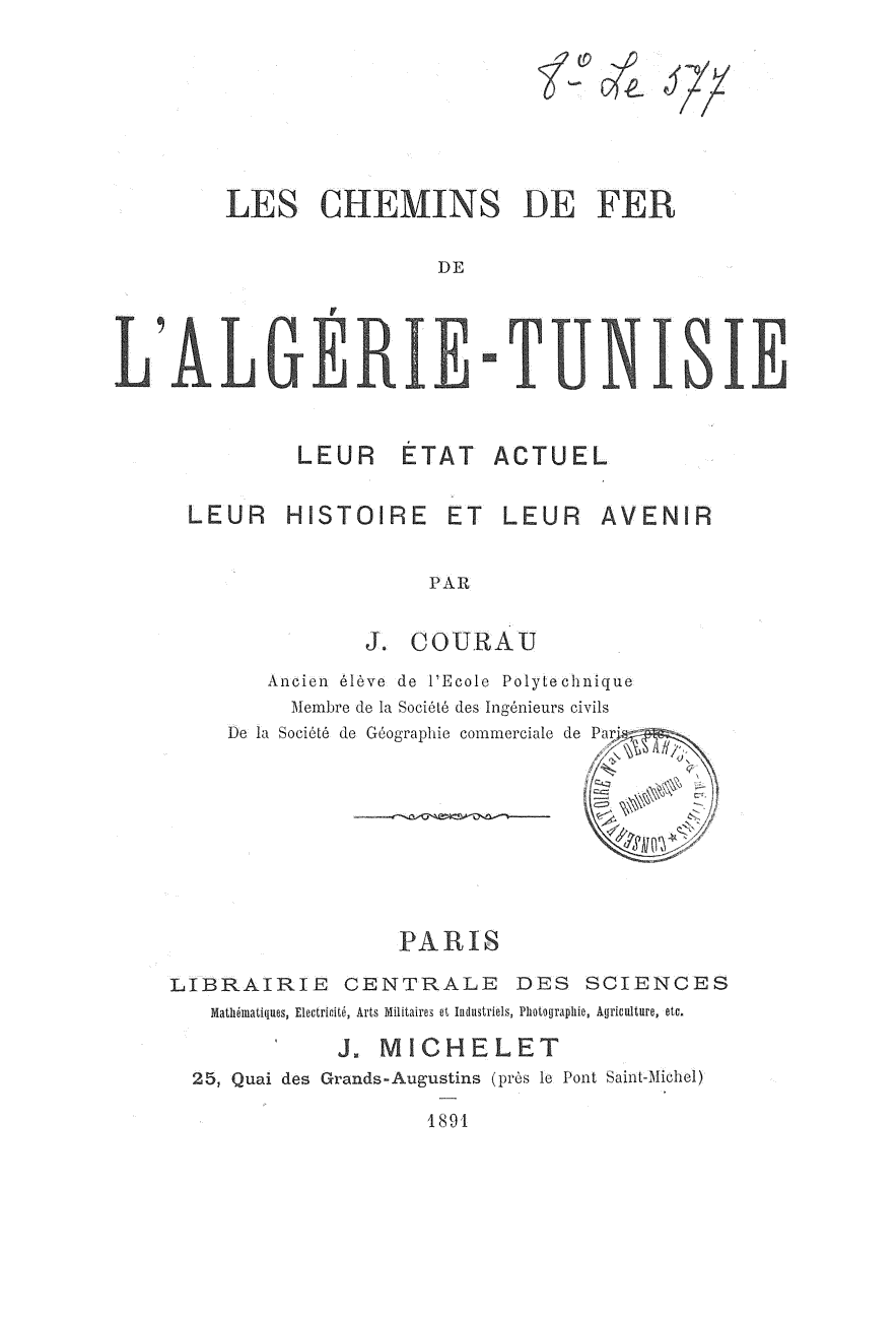 Page de titre du 8LE577