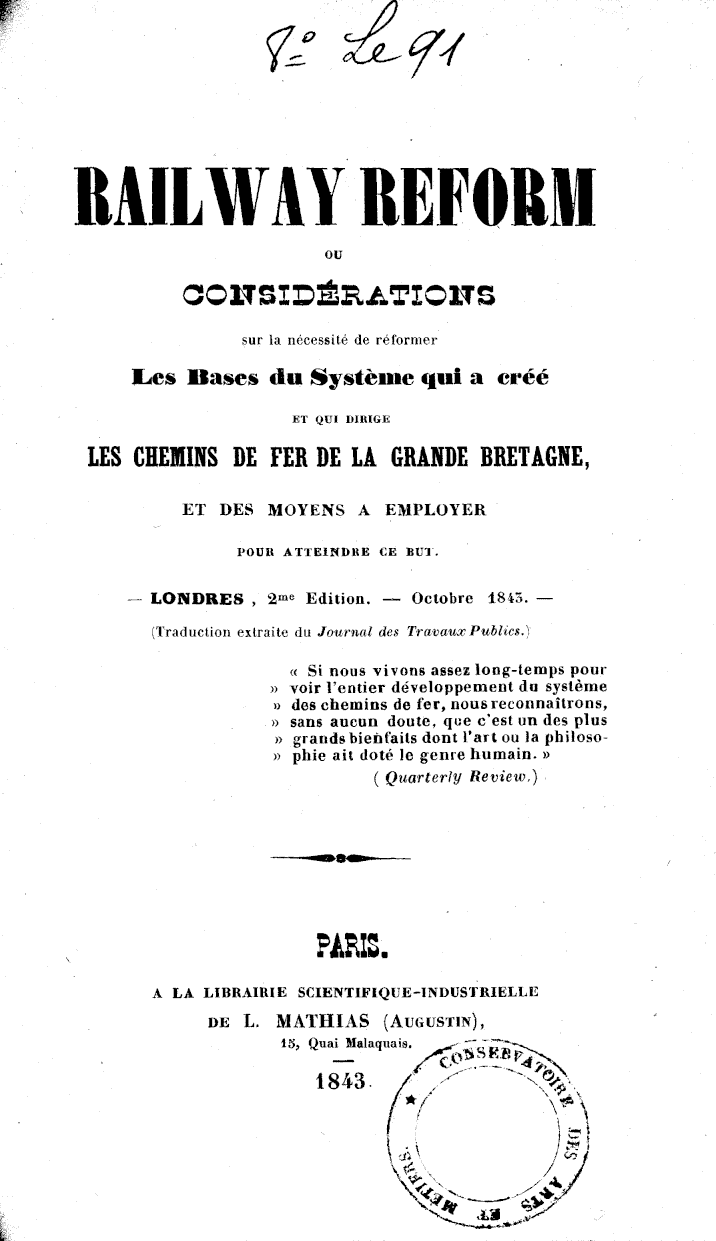 Page de titre du 8LE91