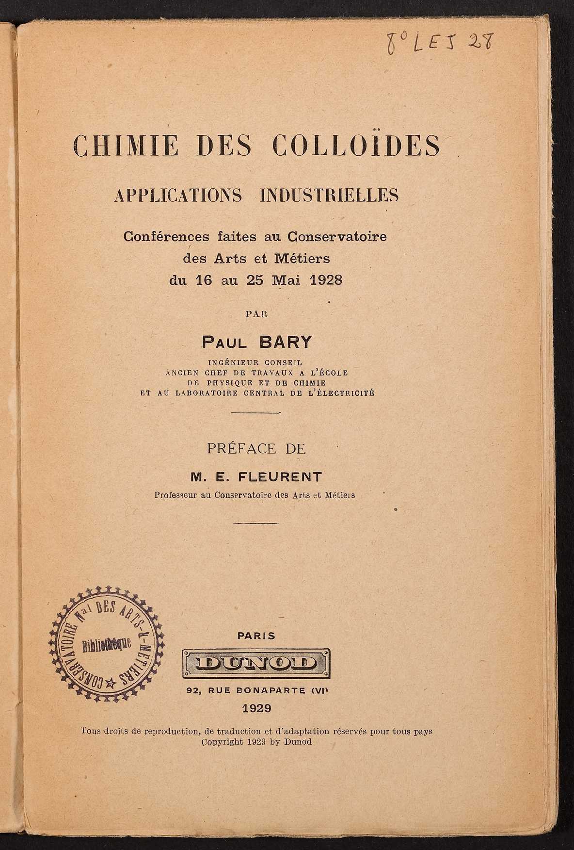 Page de titre du 8LEJ28