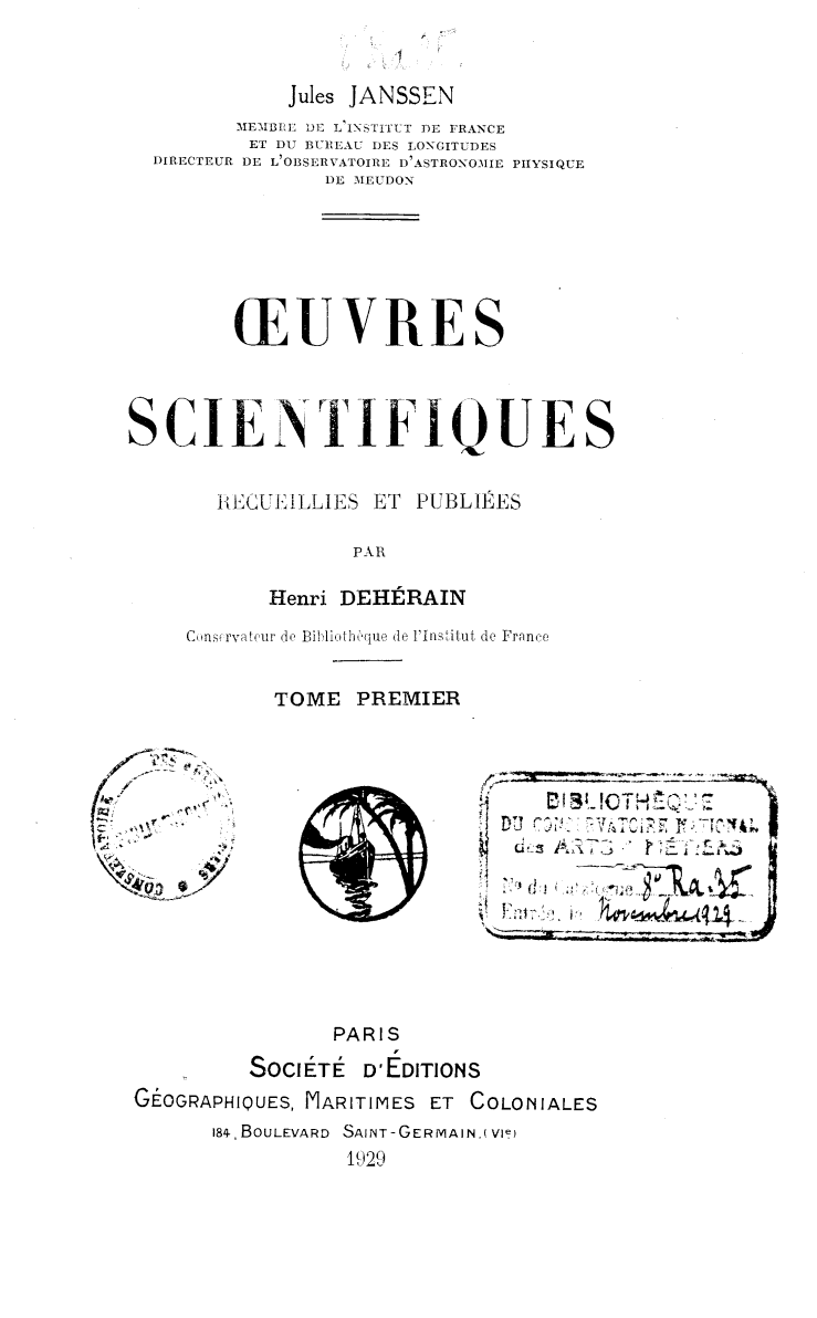 Page de titre du 8RA35.1