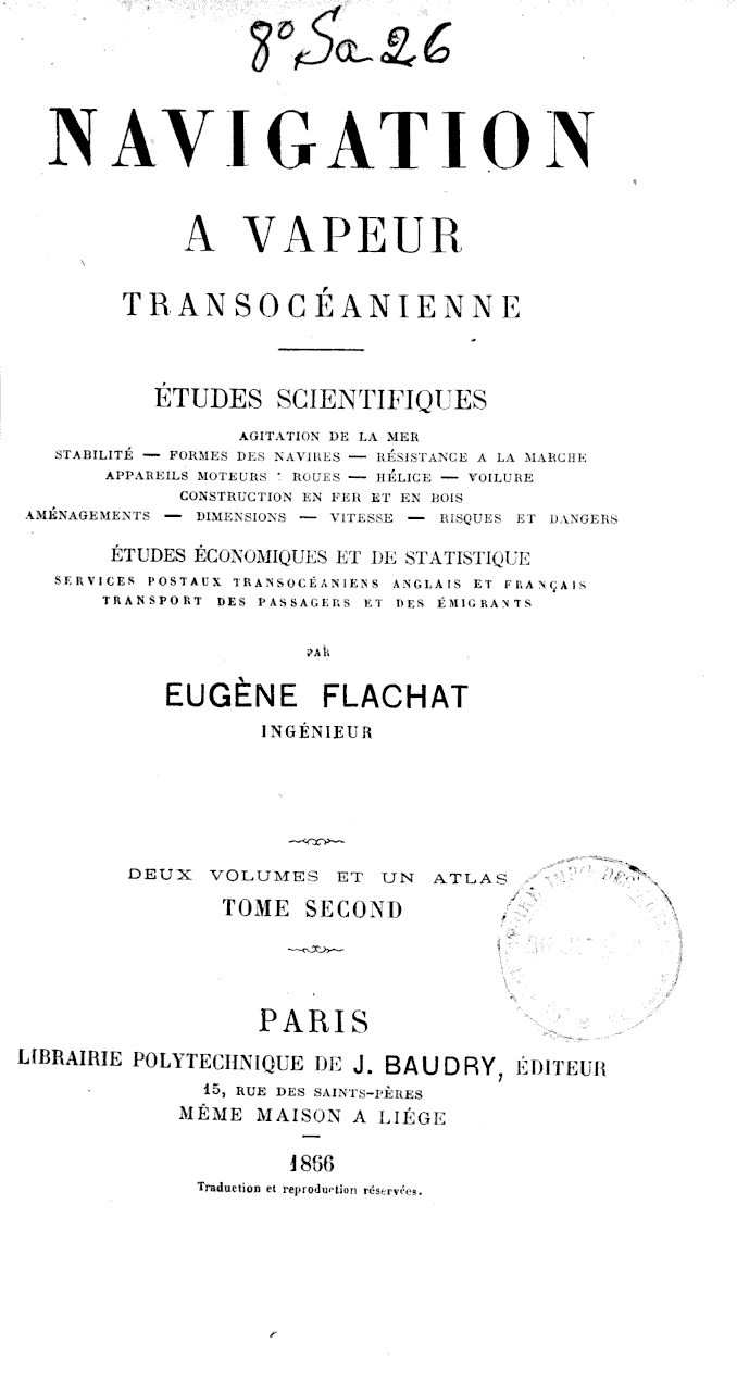 Page de titre du 8SA26.2