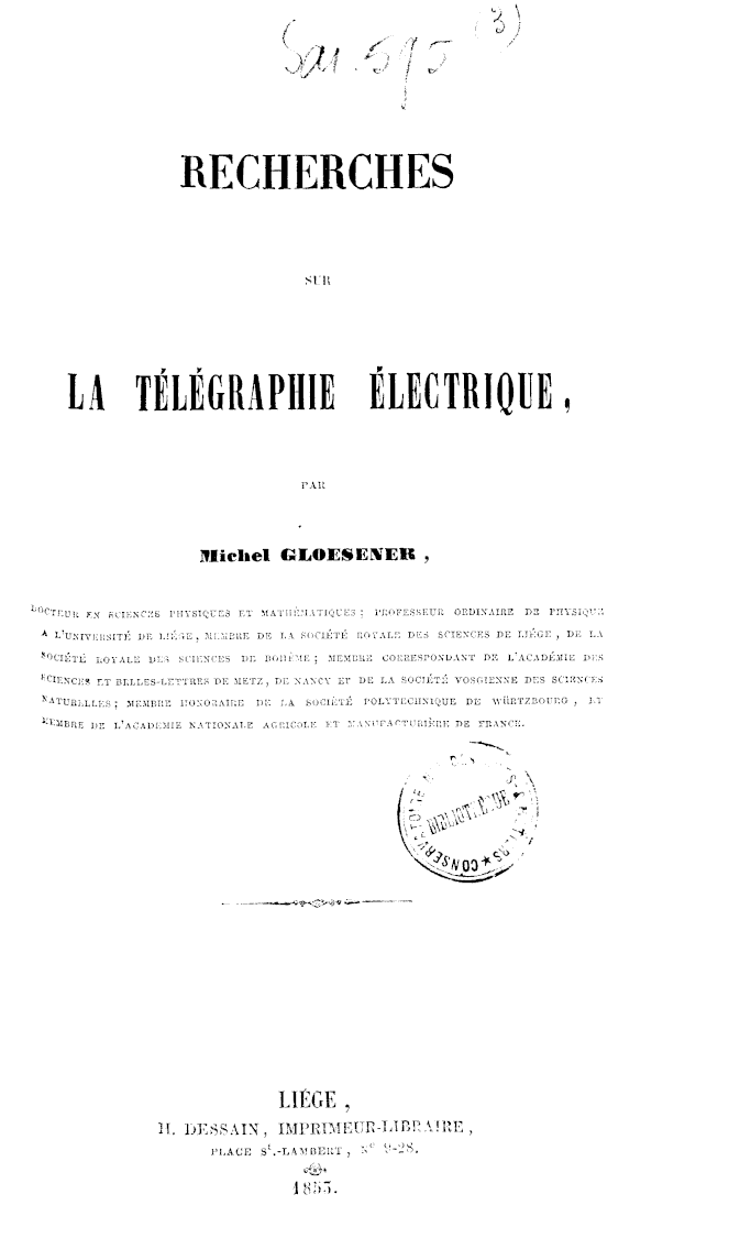 Page de titre du 8SAR595.3