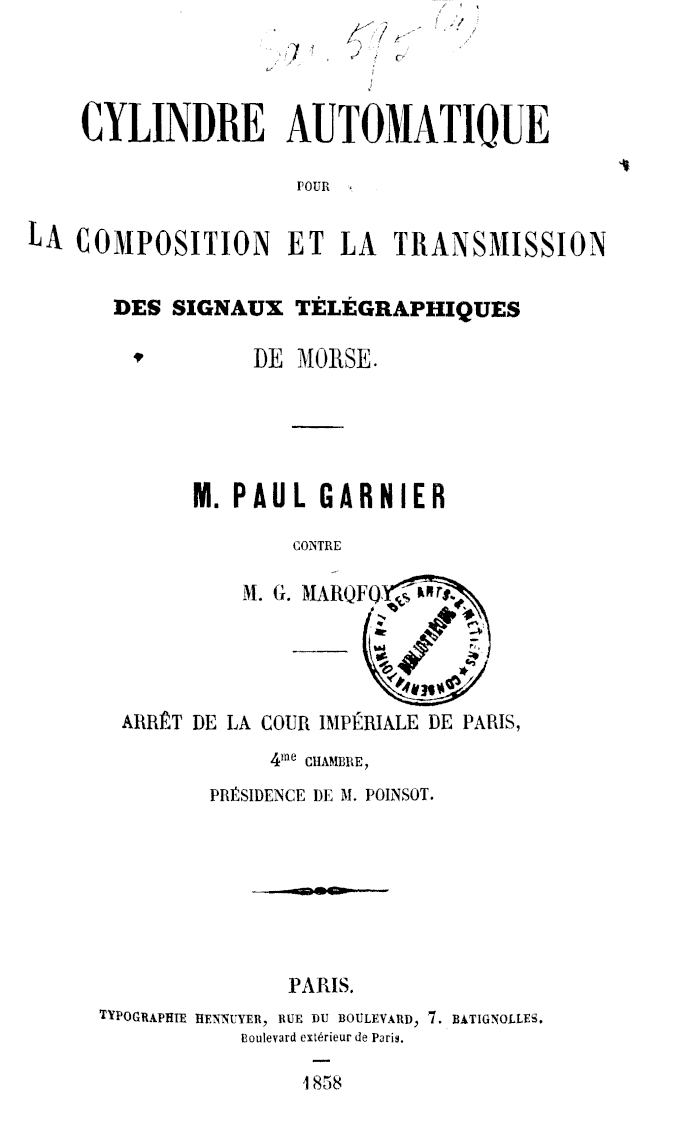 Page de titre du 8SAR595.4