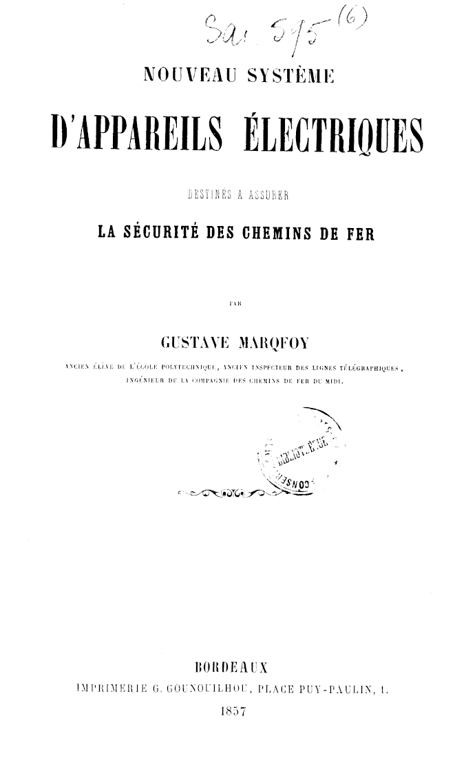 Page de titre du 8SAR595.6