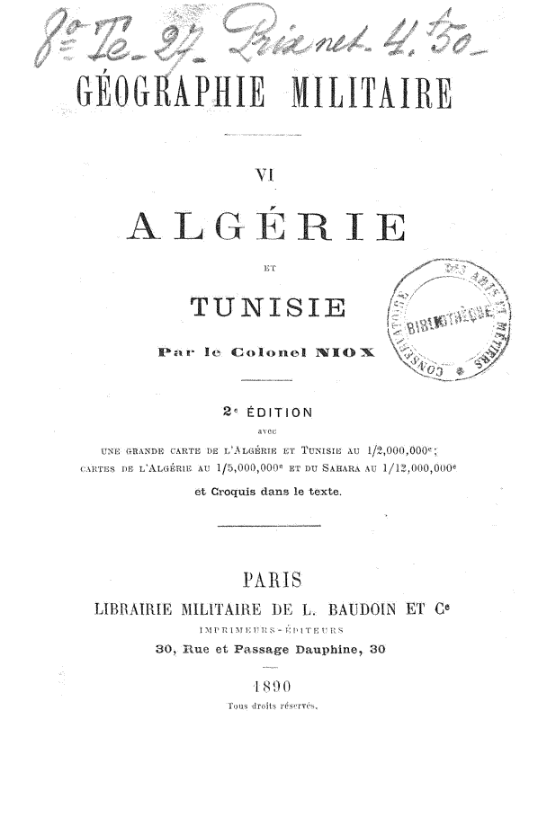 Page de titre du 8TE27