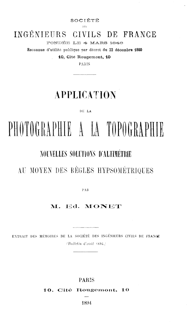 Page de titre du 8TU65.P9