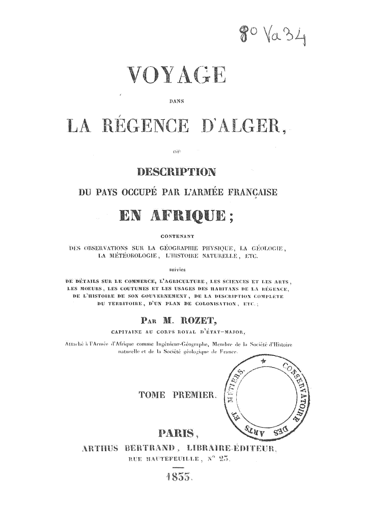 Page de titre du 8VA34.1