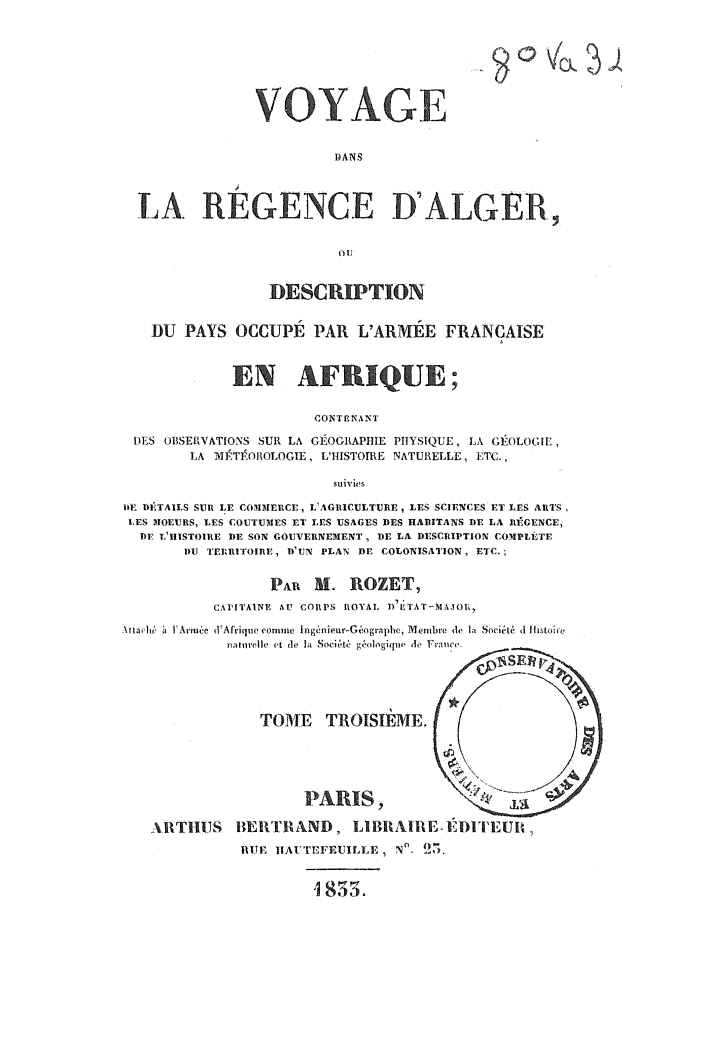 Page de titre du 8VA34.3