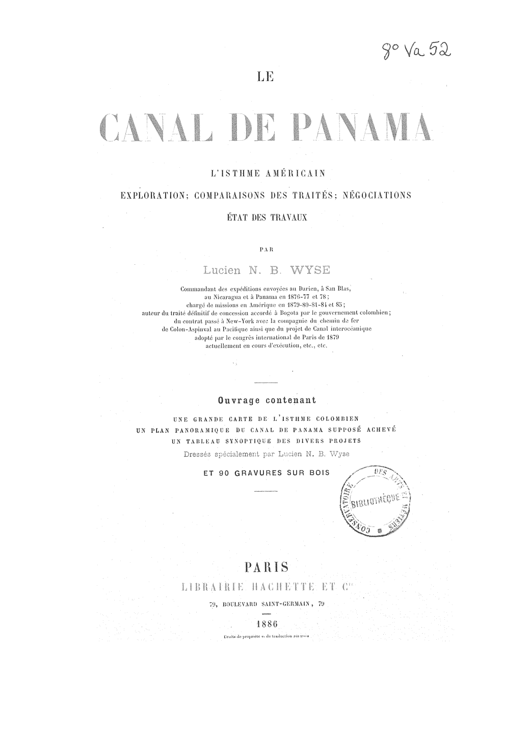 Page de titre du 8VA52