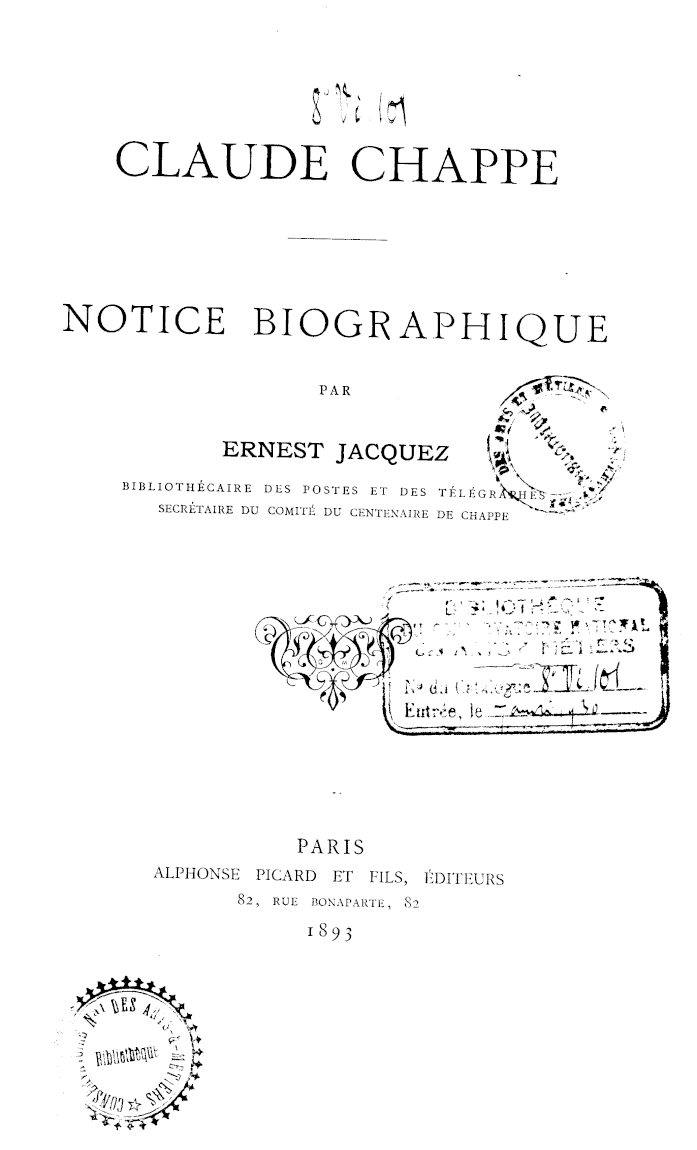 Page de titre du 8VI101