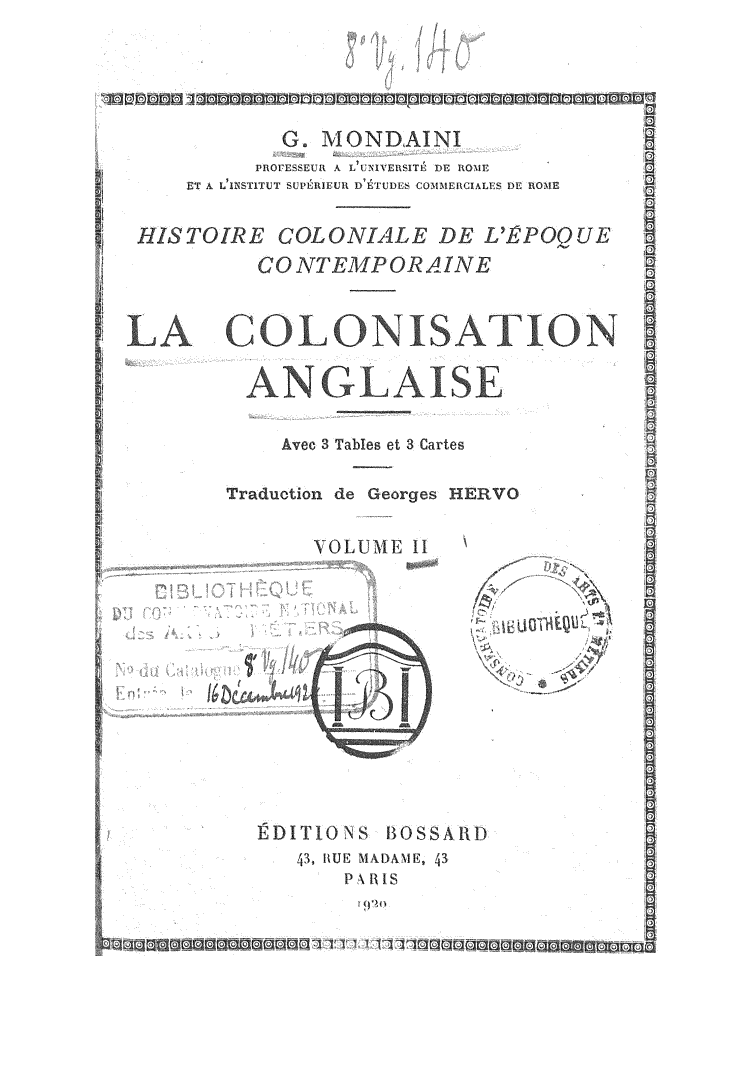 Page de titre du 8VY140.2