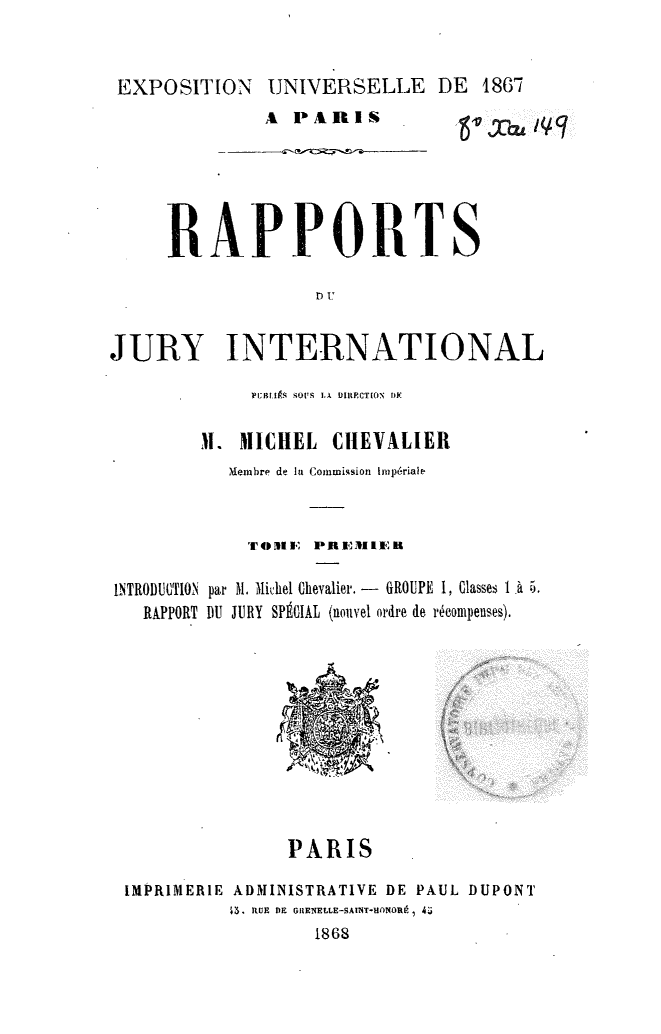 Page de titre du 8XAE149.1